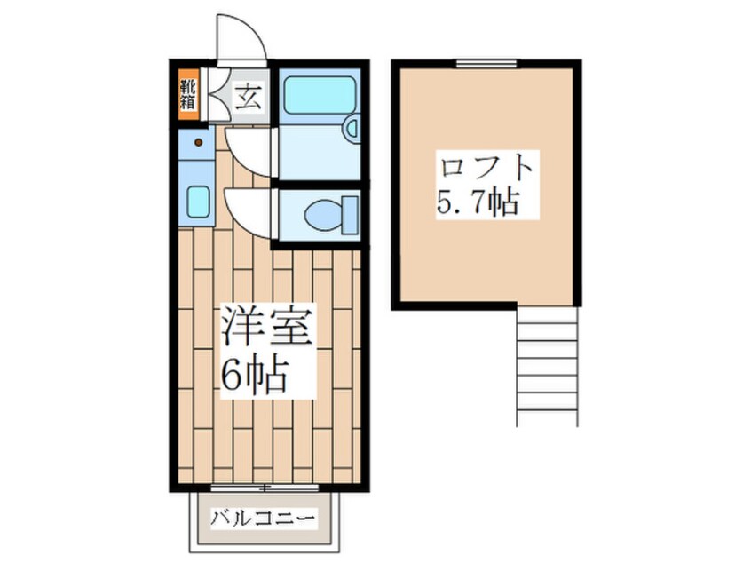 間取図 リ－ガル武蔵関