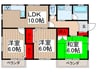 アメニティ仙波 3LDKの間取り