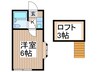 プラザドゥブールバールＡ 1Kの間取り