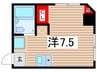 ジュネパレス柴又第１ 1Rの間取り