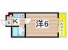 ジュネパレス柴又第１ 1Kの間取り