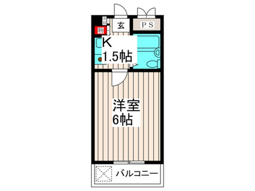 間取図 ジュネパレス柴又第１