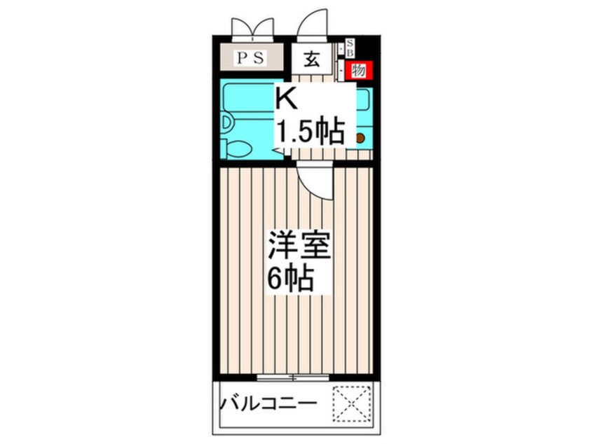 間取図 ジュネパレス柴又第１