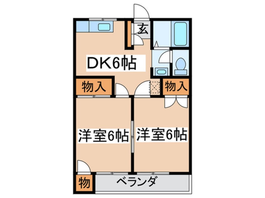 間取図 メイプルヒルズ