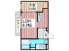 robot home三郷Ⅱ 1LDKの間取り