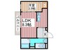 robot home三郷Ⅱ 1LDKの間取り