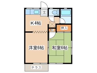 間取図 ルモン渋沢駅西