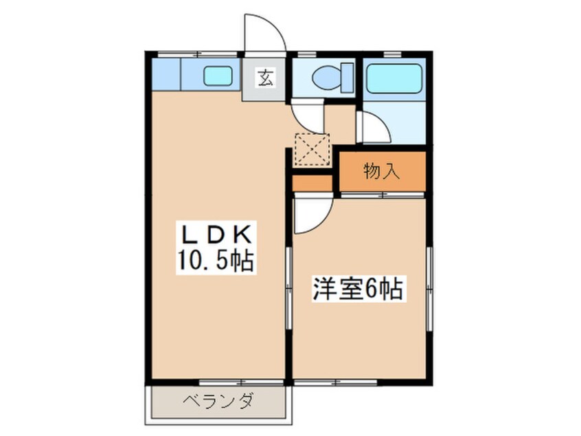 間取図 ルモン渋沢駅西