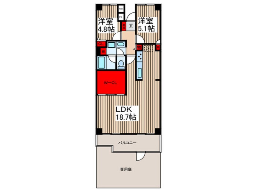 間取図 川越旭町ビューハイツ（116）