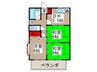 深井ハイツ 3DKの間取り