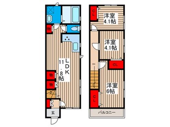 間取図 グランソフィア早稲田Ⅲ