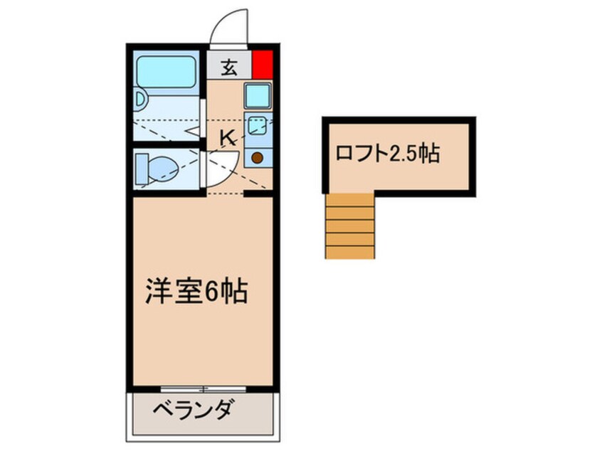 間取図 サンホワイト井頭Ａ