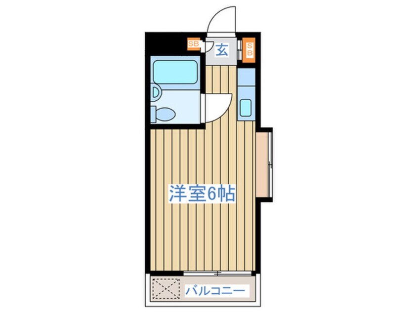 間取図 クレッセントハイツ２Ｆ