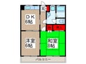 小山コーポⅠの間取図