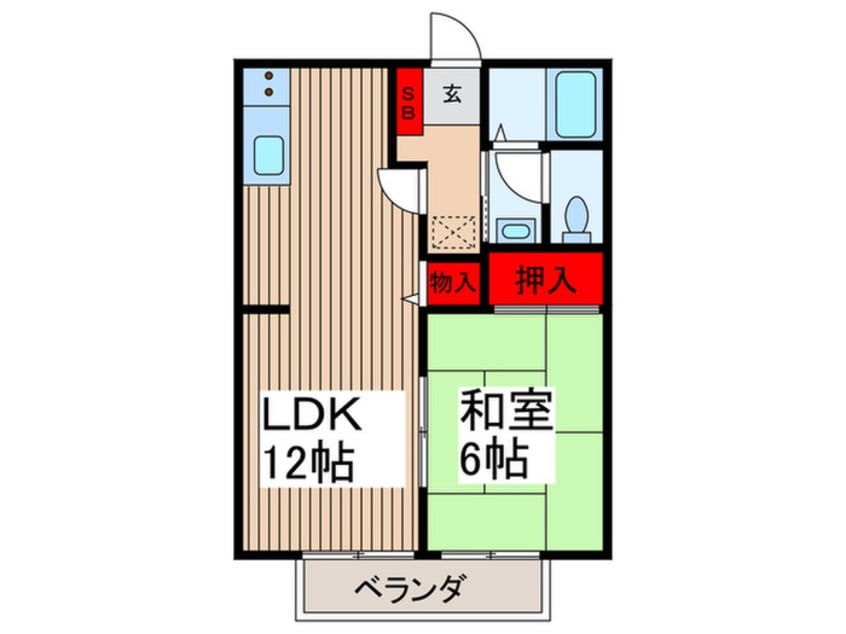 間取図 サンガーデンさくらＣ