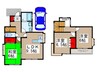 木間ケ瀬戸建 3LDKの間取り