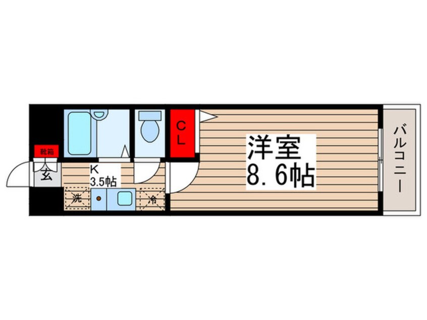 間取図 阿部松島マンション