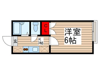 間取図 コスミオン東松戸