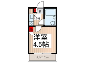 間取図 スカイピア竹の塚