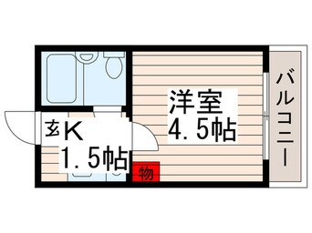 間取図 スカイピア竹の塚