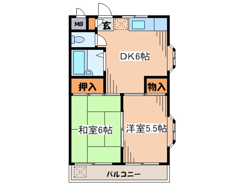 間取図 コズエペナテス相模台