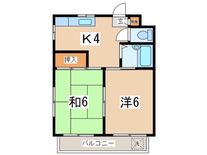 間取図 コズエペナテス相模台