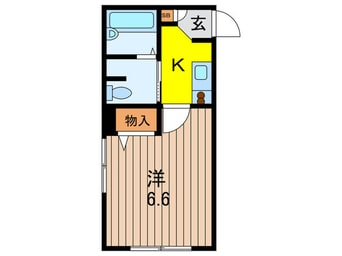 間取図 エミエ－ル中板