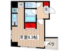 カスタリア新富町Ⅲ 1Rの間取り