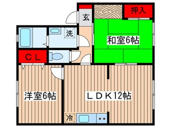 間取図 ベルメゾン大泉