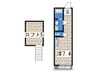 Ｇｏｌｄ　Ｌａｇｏｏｎ　Ⅱ　　 1Rの間取り