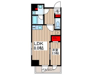 間取図 ドゥーエ入谷Ⅱ