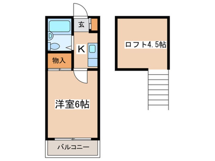 間取図 第２パレスオオサワ