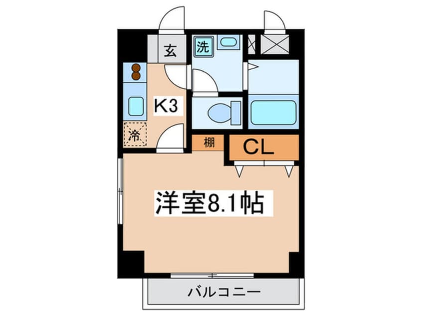 間取図 ボンヌ－ル菊野台