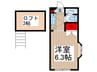パ－ク喜多院 1Rの間取り
