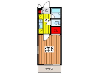 間取図 ハイツ若葉