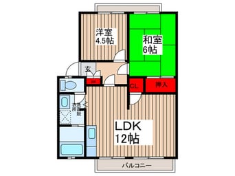 間取図 ア－バンタカハシ３