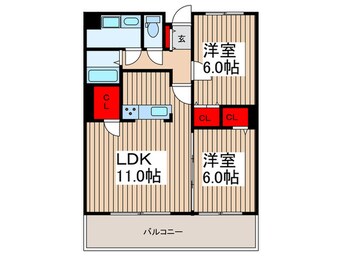 間取図 ミラコリーヌ浦和