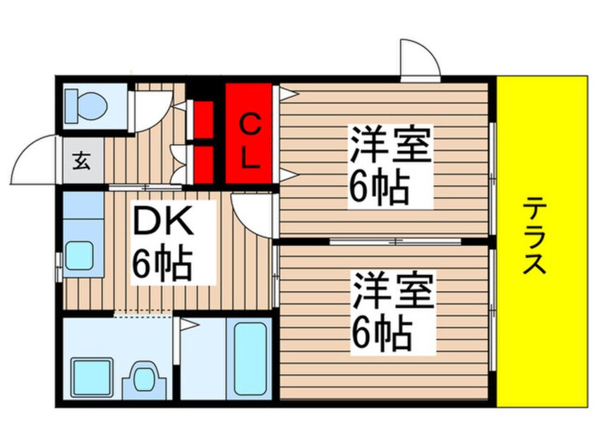 間取図 セレシアⅢ