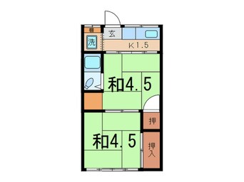 間取図 二光荘