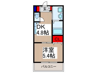 間取図 仮）MELDIA西所沢Ⅱ