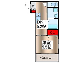 間取図 仮）MELDIA所沢