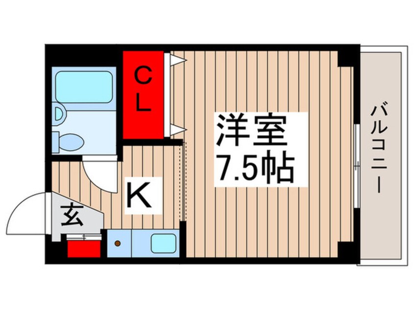 間取図 ジュネパレスコ－ジ－キャビン