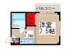 ジュネパレスコ－ジ－キャビン 1Kの間取り