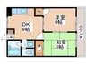 シティシャトレ細谷Ⅱ 2DKの間取り