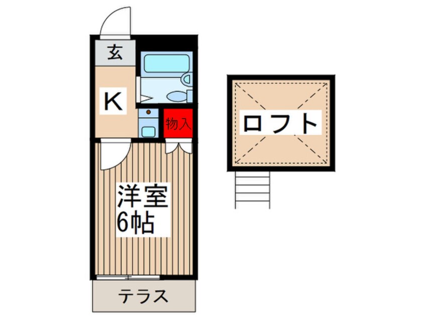 間取図 メゾネットスエヒロ川口