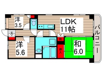 間取図 アイリスガ－デン堀切