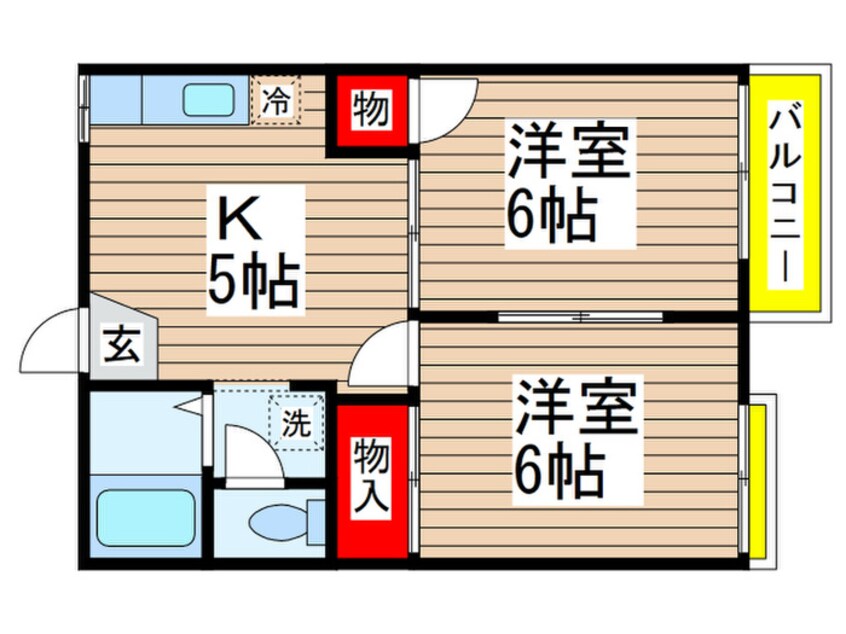 間取図 メゾンドソレイユ