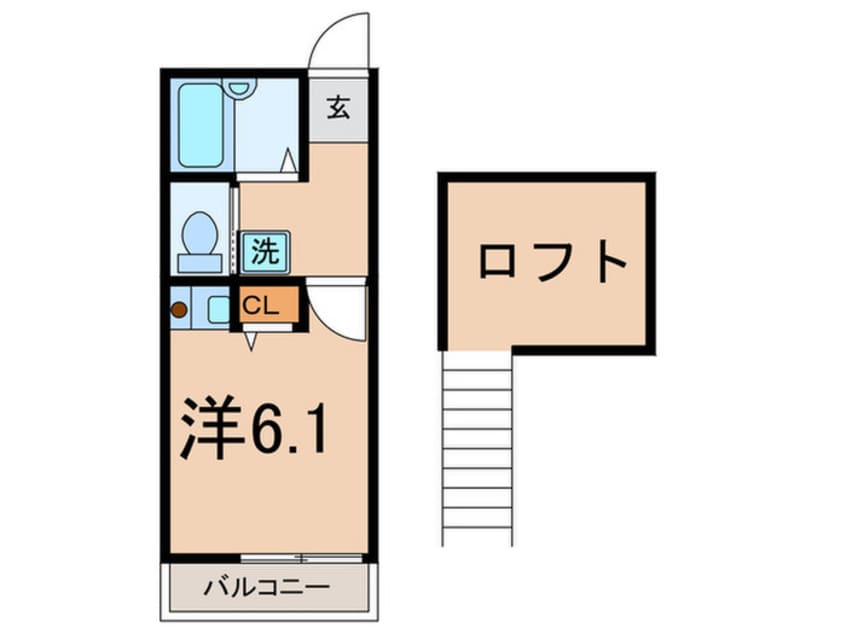 間取図 シャトレ－ゼ・カンピオ－ネ