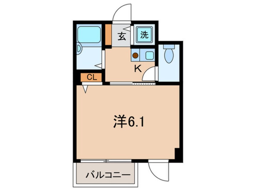 間取図 アイディ西小山(203)