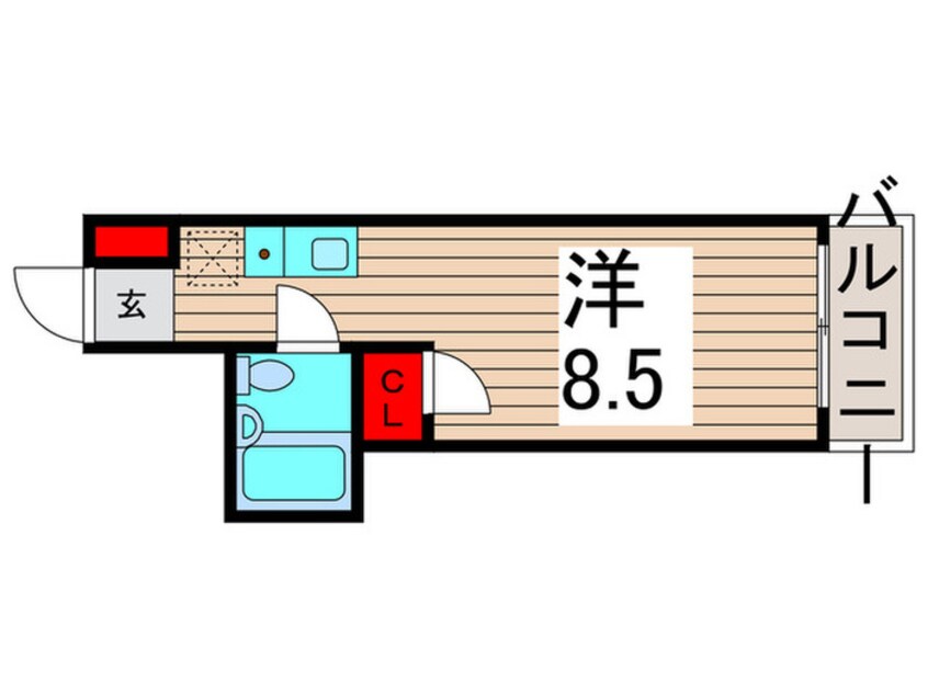 間取図 ロイヤルパレス西亀有